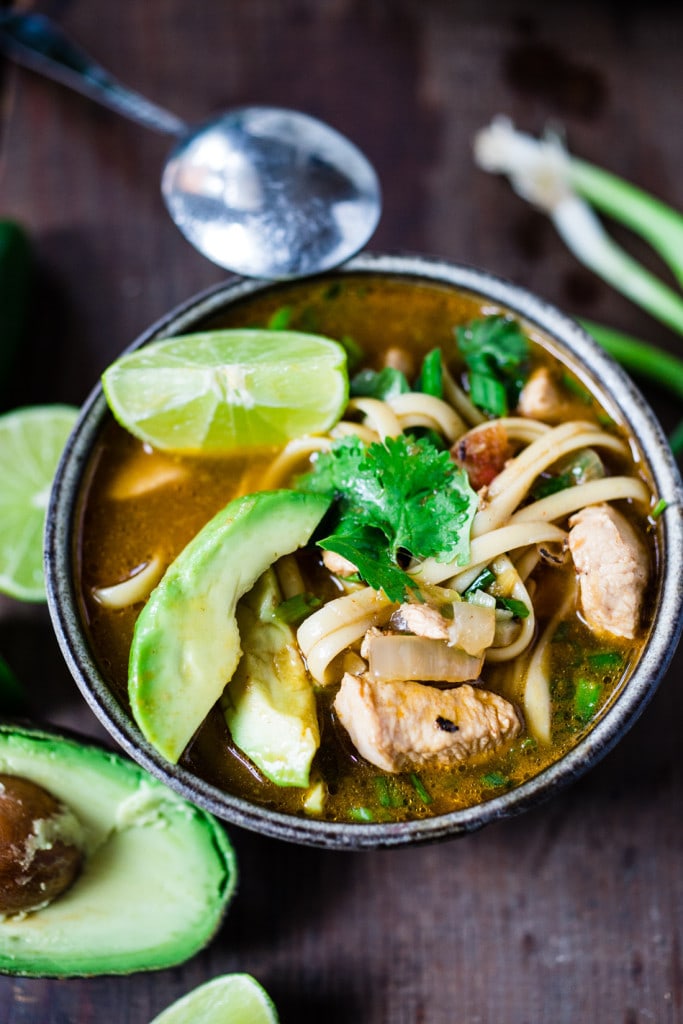 Mexican Chicken Noodle Soup Recipe - Little Spice Jar