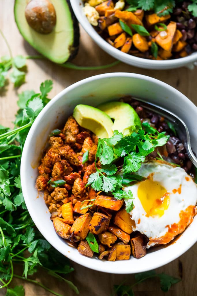 Mexican Breakfast Burrito Bowls! | Feasting At Home