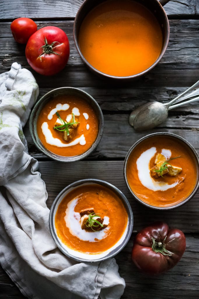 The Best Roasted Tomato Soup | Feasting At Home