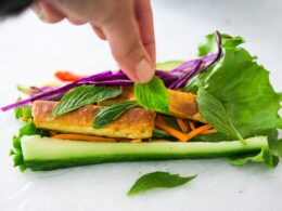 Vegetable Noodle Spring Rolls from Chili to Choc - Feasting with Friends -  Flour & Spice