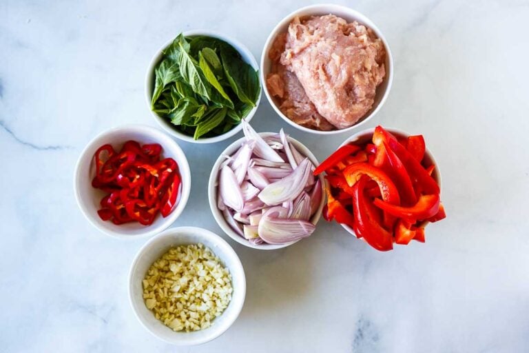 Thai Basil Chicken Feasting At Home