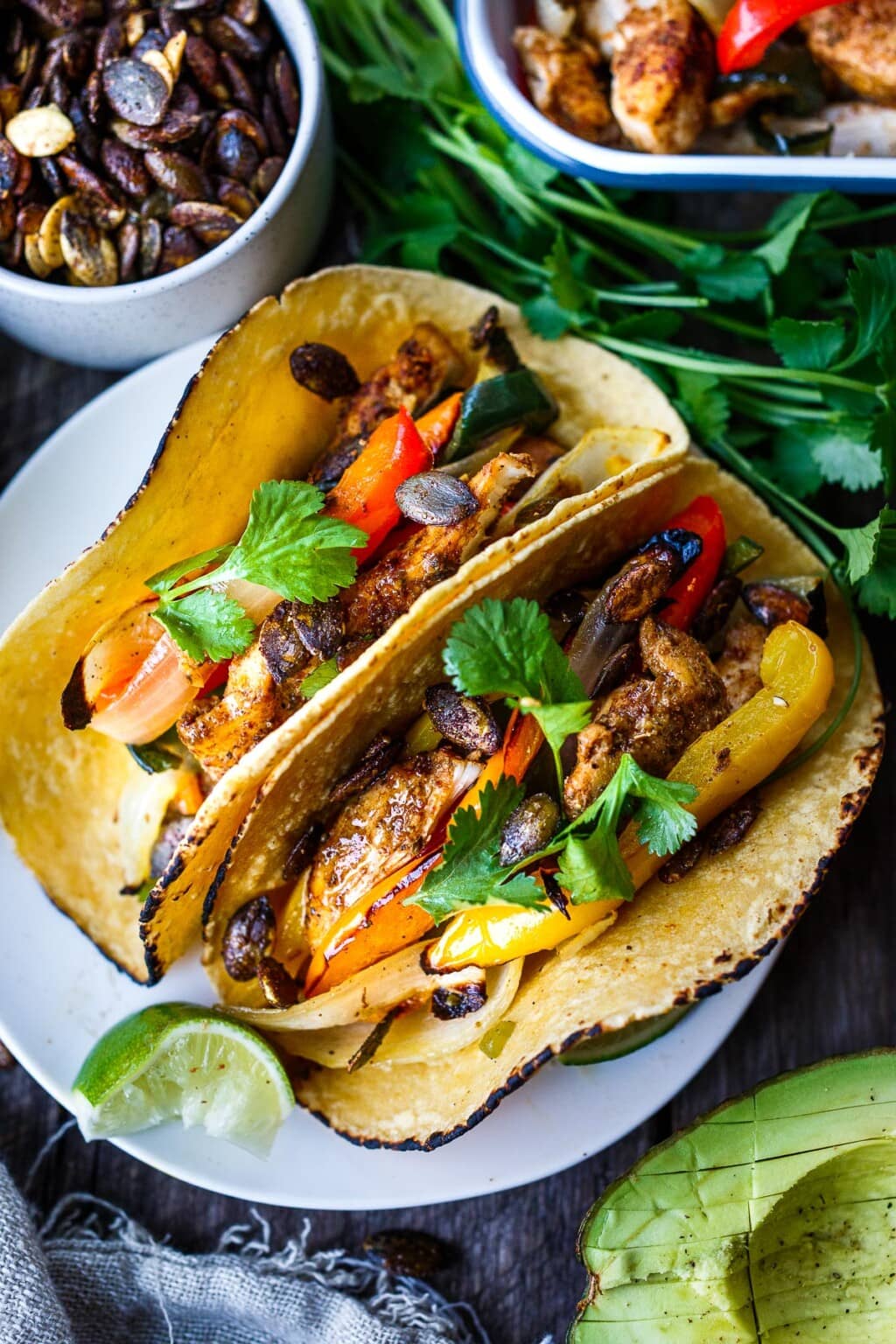 Marinated Sheet Pan Chicken Fajitas | Feasting At Home