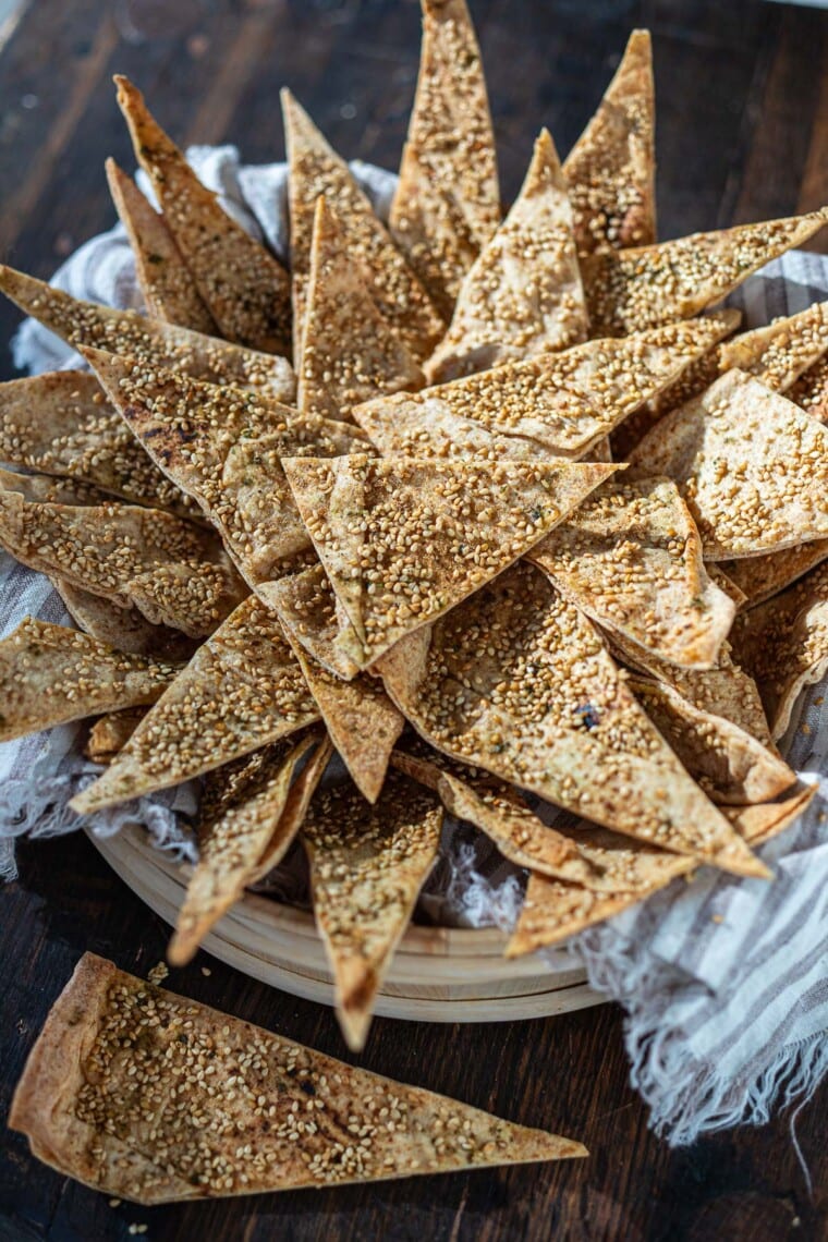 Crispy Homemade Pita Chips Feasting At Home   Pita Chips 7 760x1140 