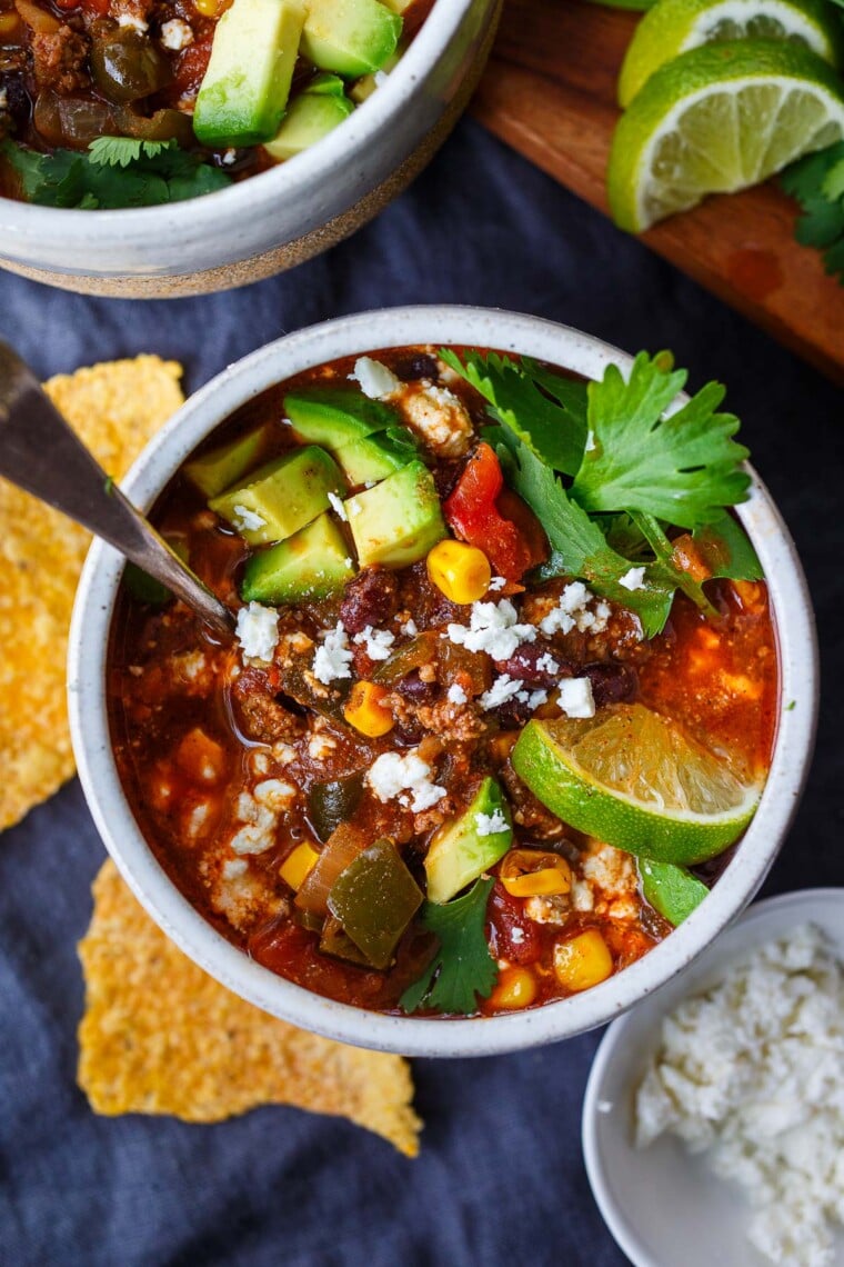 Southwest Taco Soup | Feasting At Home