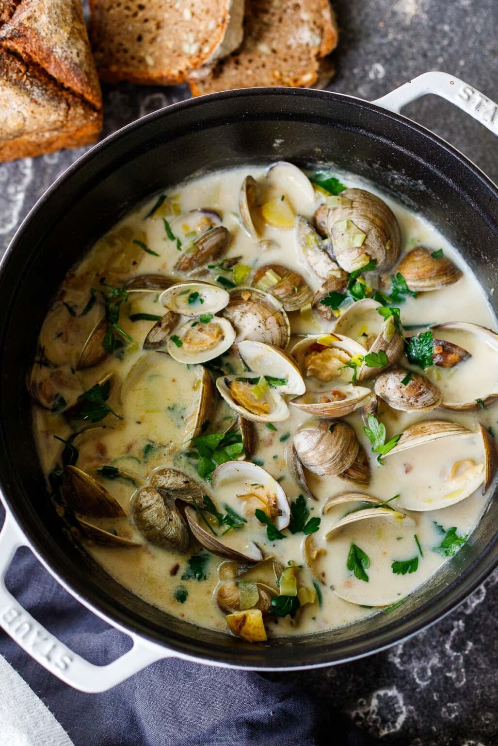 Clam Chowder Recipe (with Fresh Clams) | Feasting At Home