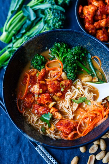 Peanut Butter Ramen | Feasting At Home